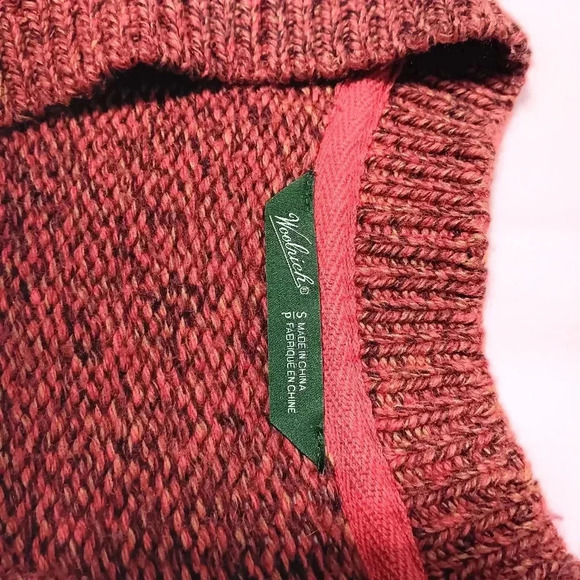 Woolrich 1/2 Zip ladies V Neck Cable Knit Sweater.  Size S. - Picture 8 of 8